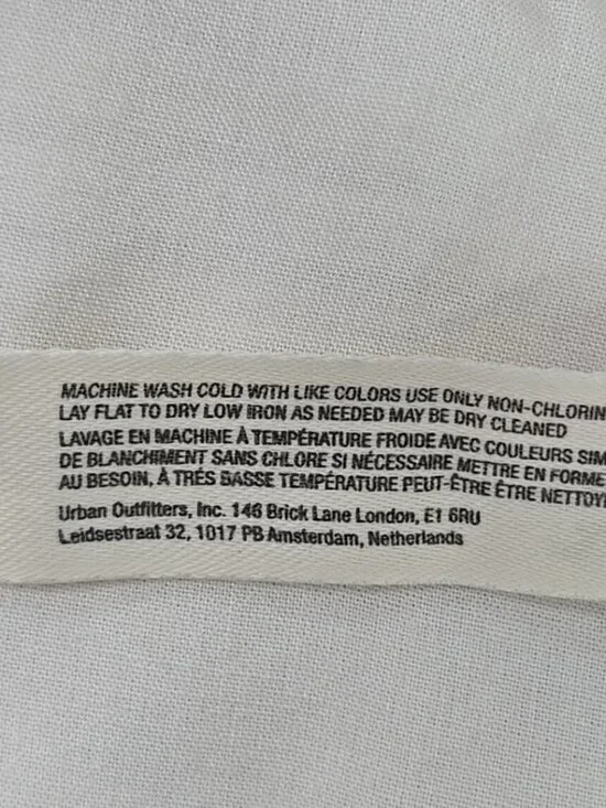 FREE PEOPLE WOMEN'S SIZE XS WHITE CROP TOP COTTON LINEN WITH SIDE BUTTONS LINED. - Picture 16 of 16